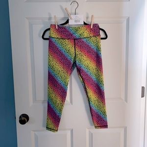 ZYIA Girl’s Rainbow Leopard Light n Tight Legging
